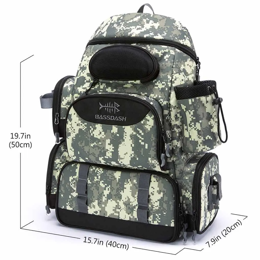 Water Resistant Tackle Backpack [3600] Tactical Bag