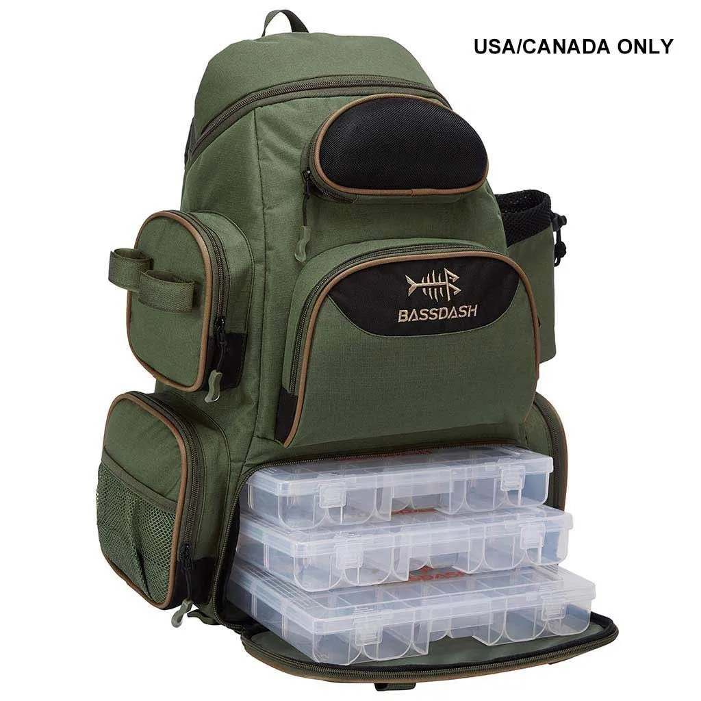 Water Resistant Tackle Backpack [3600] Tactical Bag