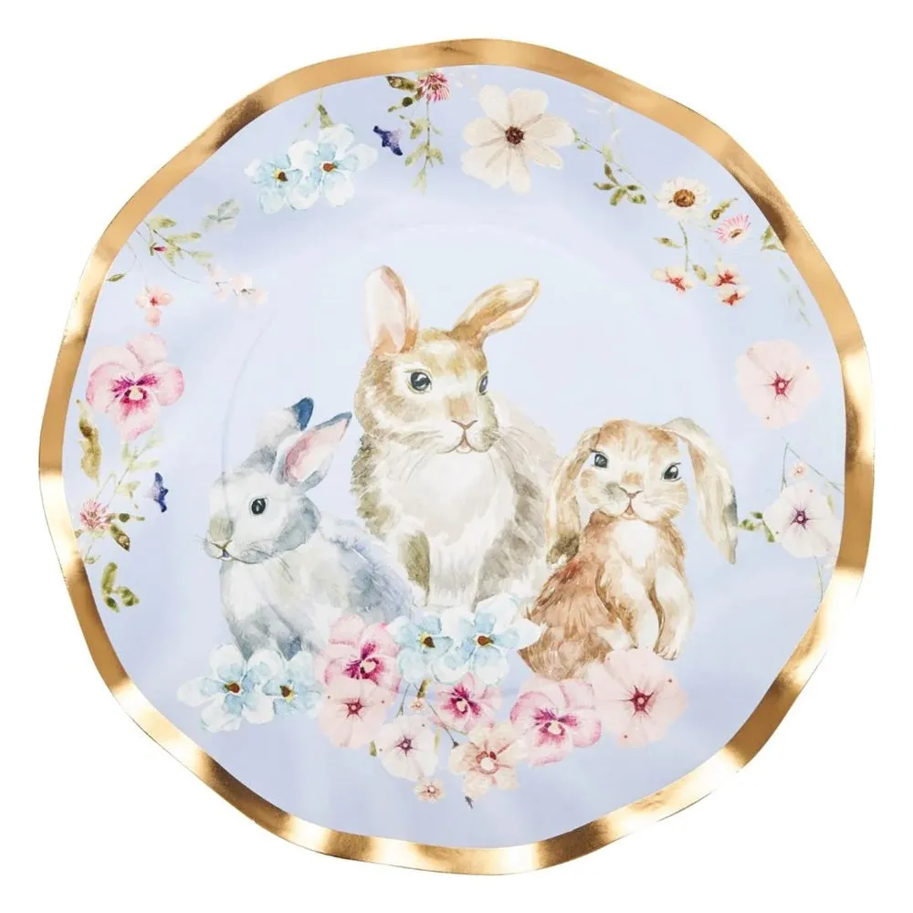 Wavy Salad Plate, Charming Easter