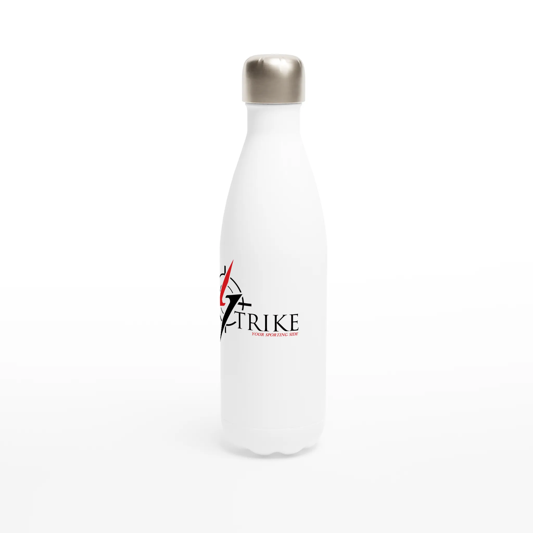 White 17oz Stainless Steel Water Bottle