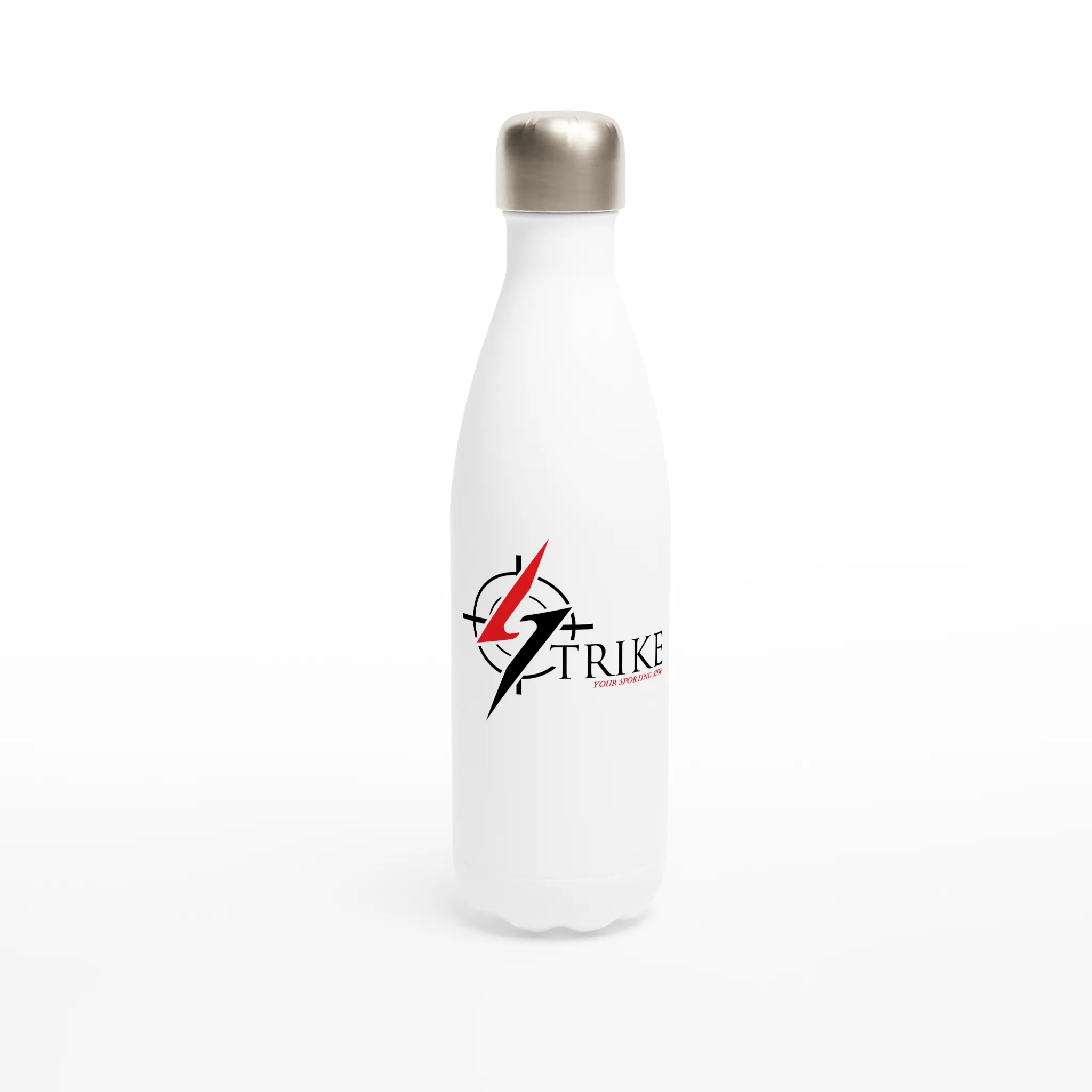 White 17oz Stainless Steel Water Bottle