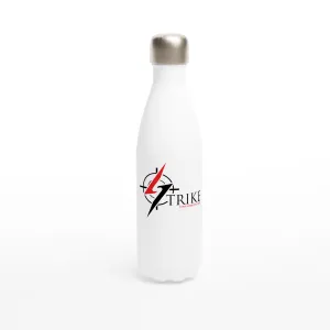 White 17oz Stainless Steel Water Bottle