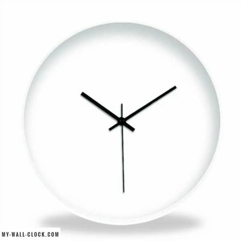 White Modern Wall Clock