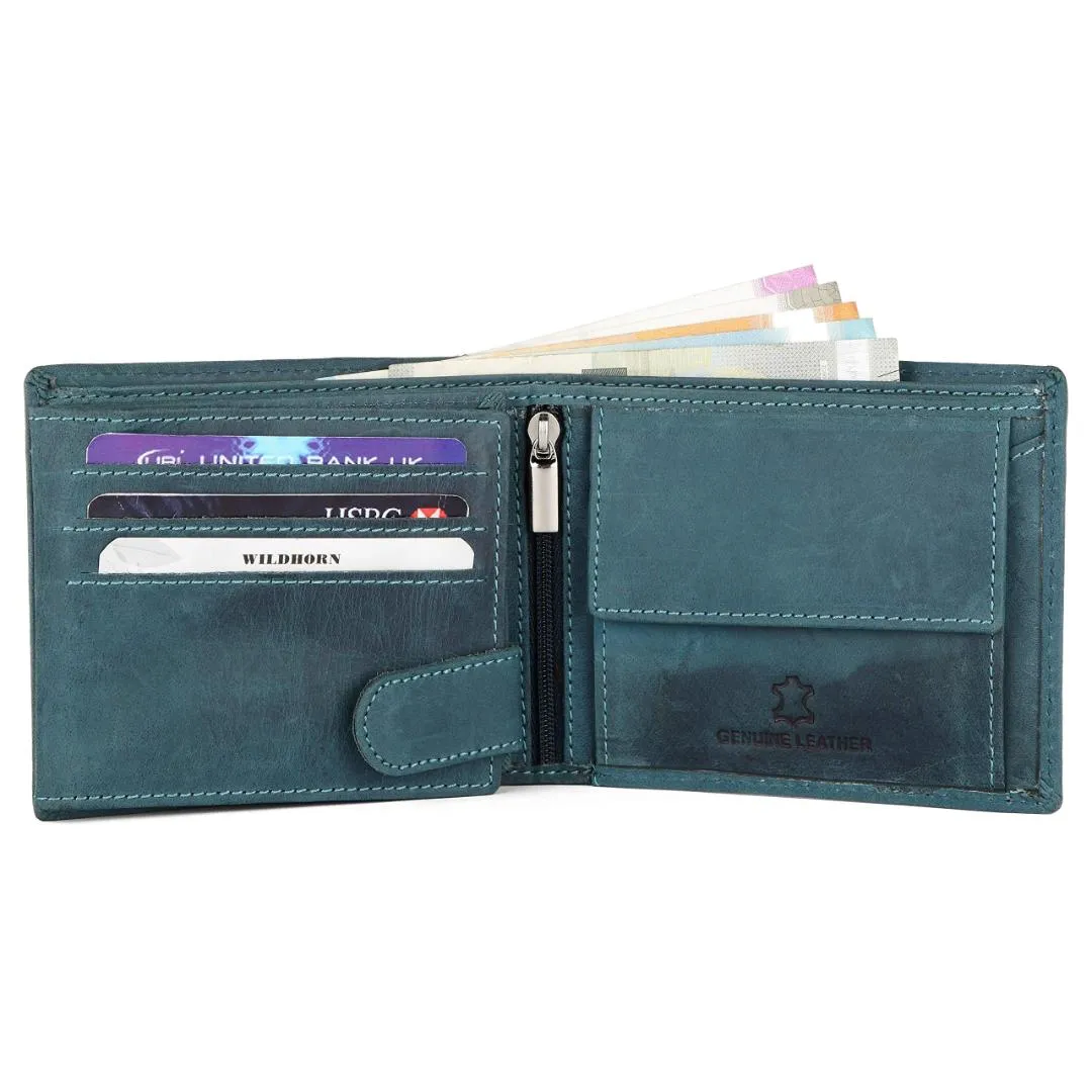 WILLIAM RFID Protected Leather Wallet for Men