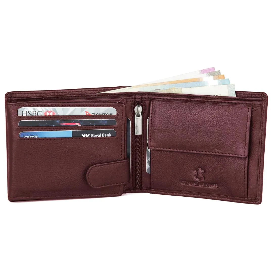 WILLIAM RFID Protected Leather Wallet for Men