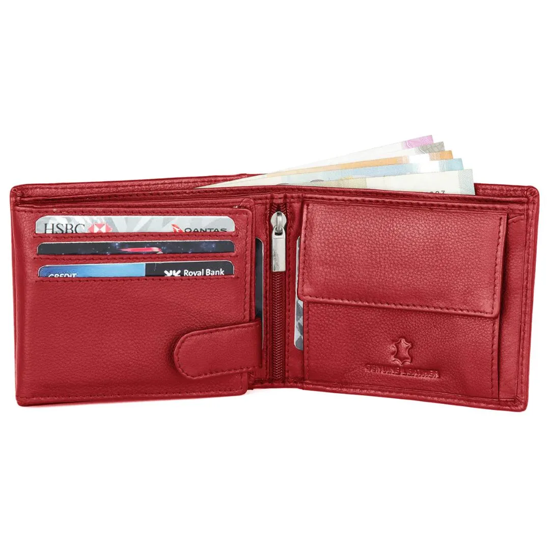 WILLIAM RFID Protected Leather Wallet for Men