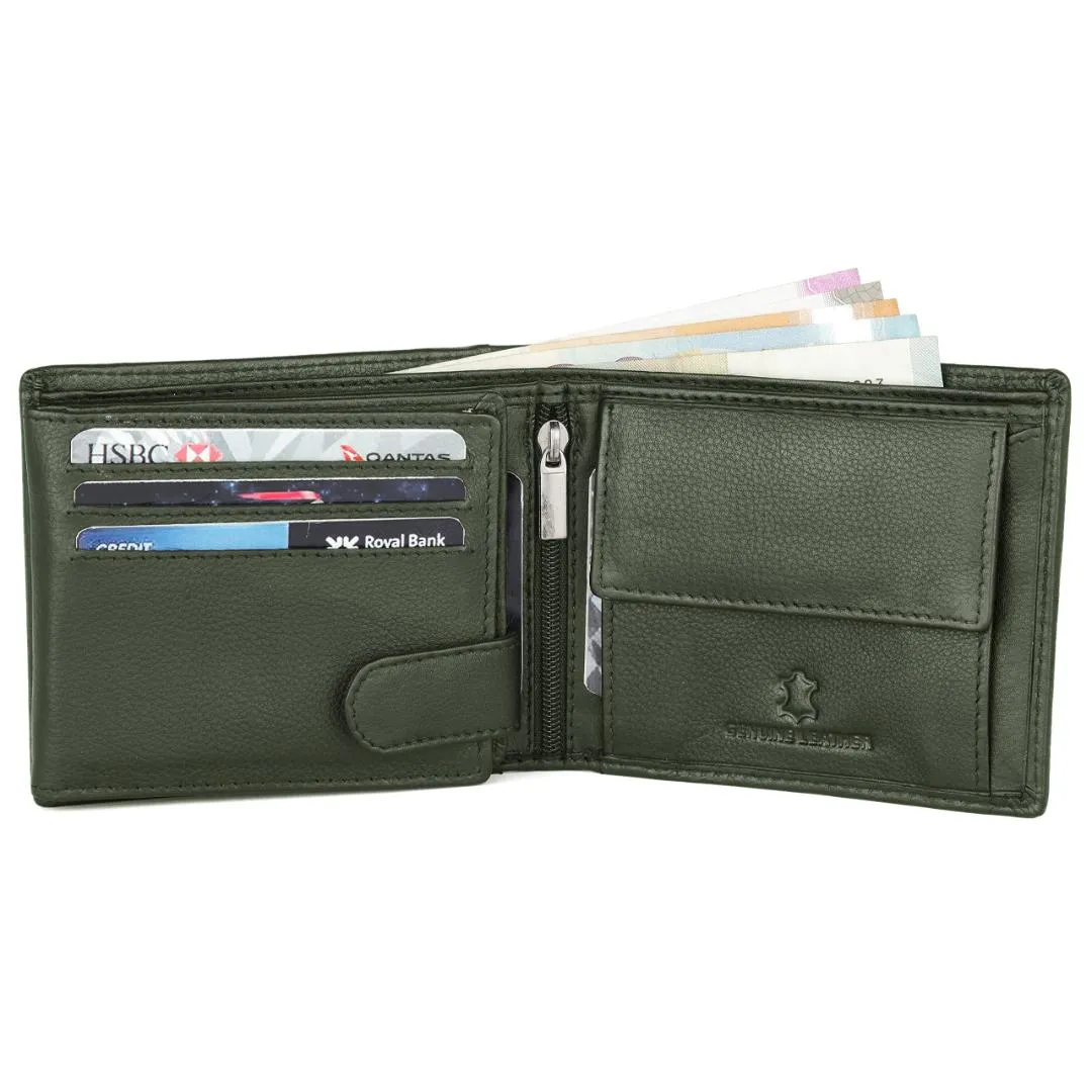 WILLIAM RFID Protected Leather Wallet for Men