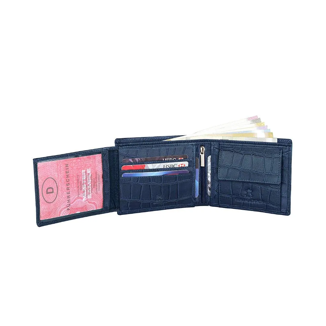 WILLIAM RFID Protected Leather Wallet for Men