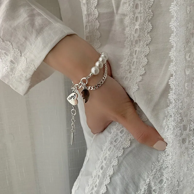 Wing Elegant Charming Pearl Bracelet