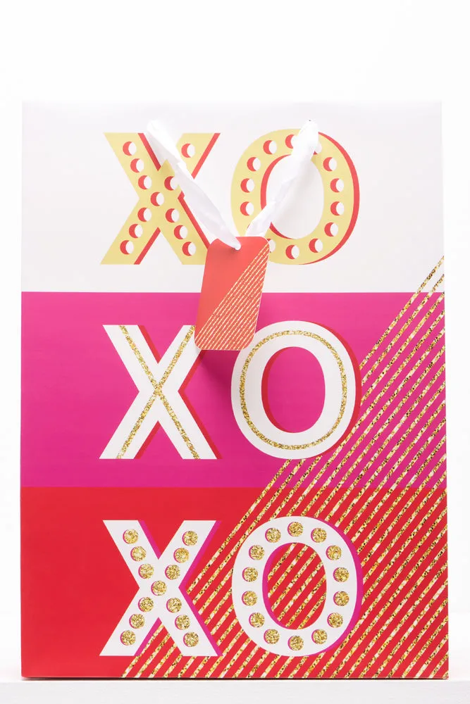 Xoxo Gift Bag Pink