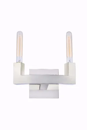 ZC121-1525W11PN - Urban Classic: Corsica 2 light Polished Nickel Wall Sconce