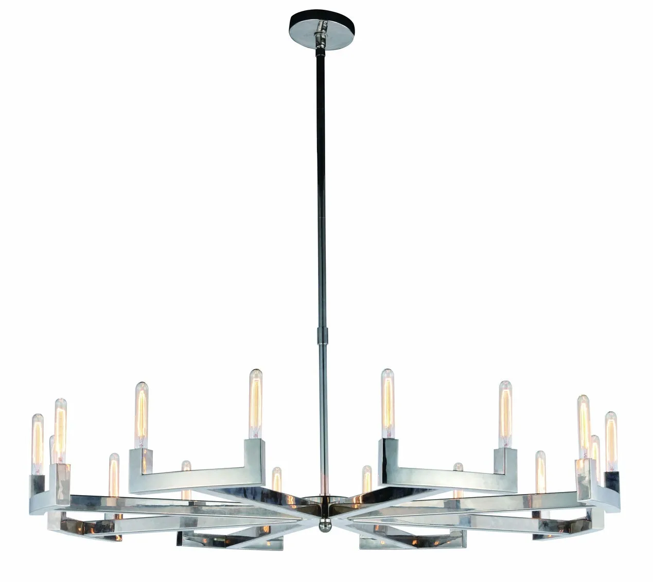 ZC121-1535G60PN - Urban Classic: Corsica 16 light Polished Nickel Chandelier