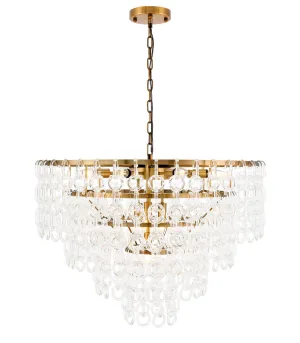 ZC121-1713D32LAB - Urban Classic: Debutante 12 light Light Antique Brass Pendant