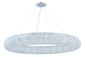 ZC121-2114G71C/RC - Regency Lighting: Paris 30 light Chrome Chandelier Clear Royal Cut Crystal