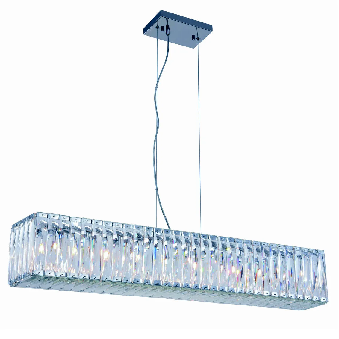 ZC121-2117G40C/RC - Regency Lighting: Cuvette 9 light Chrome Chandelier Clear Royal Cut Crystal