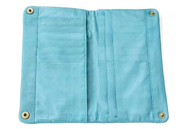 zip detail wallet - large - blue