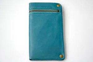 zip detail wallet - large - blue